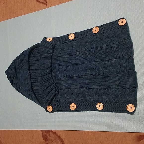 EUC Crochet Baby Swaddler Sleeper Bag - Picture 1 of 6